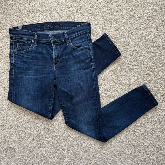 CITIZENS OF HUMANITY Avedon Skinny Jeans Mid Rise Spectrum Wash Blue Size 28 - Picture 11 of 11